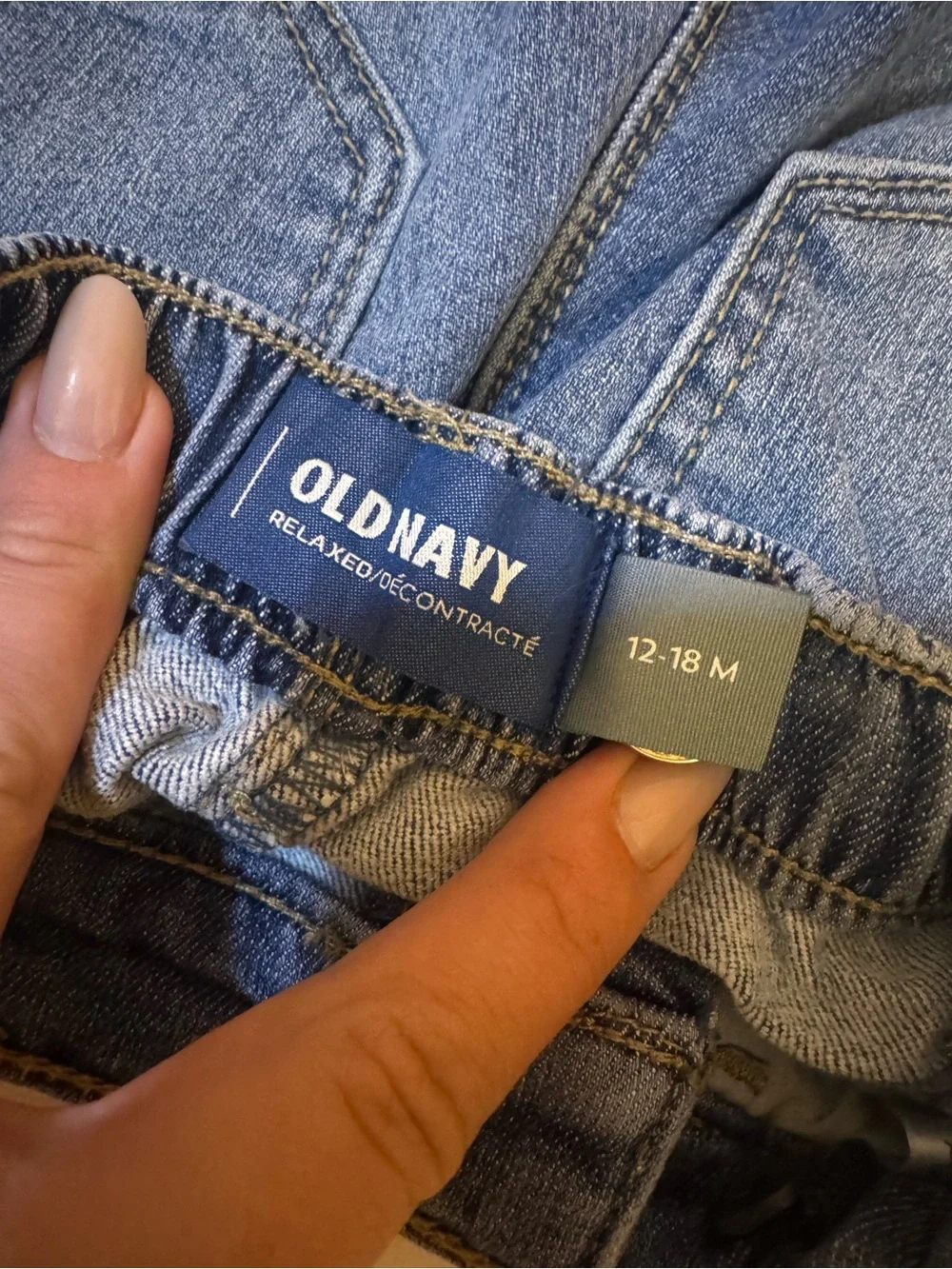 Old Navy Toddler Skinny Jeans Medium Wash Denim Pants 12-18 Months